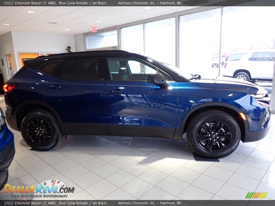 Blue Glow Metallic 2022 Chevrolet Blazer LT AWD Photo #2