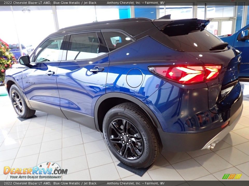 2022 Chevrolet Blazer LT AWD Blue Glow Metallic / Jet Black Photo #6