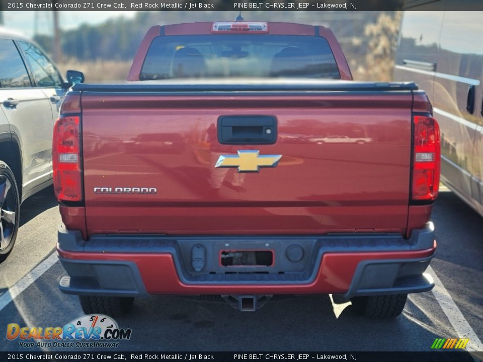 2015 Chevrolet Colorado Z71 Crew Cab Red Rock Metallic / Jet Black Photo #4