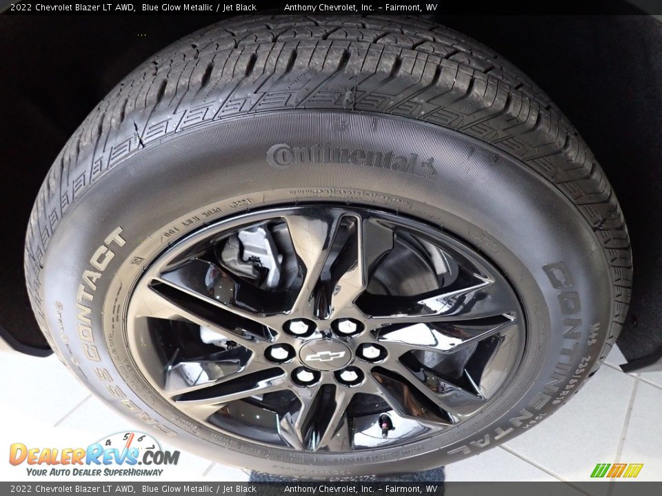2022 Chevrolet Blazer LT AWD Blue Glow Metallic / Jet Black Photo #9