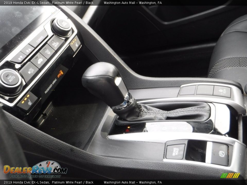 2019 Honda Civic EX-L Sedan Platinum White Pearl / Black Photo #15