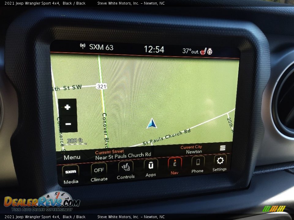 Navigation of 2021 Jeep Wrangler Sport 4x4 Photo #22