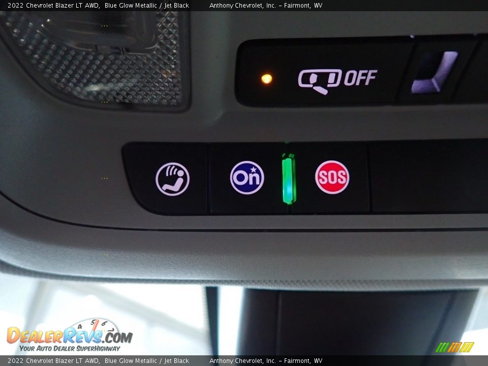 2022 Chevrolet Blazer LT AWD Blue Glow Metallic / Jet Black Photo #16