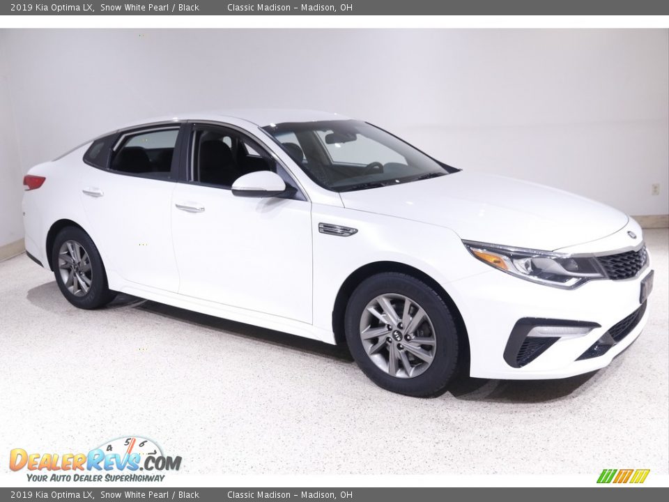 2019 Kia Optima LX Snow White Pearl / Black Photo #1