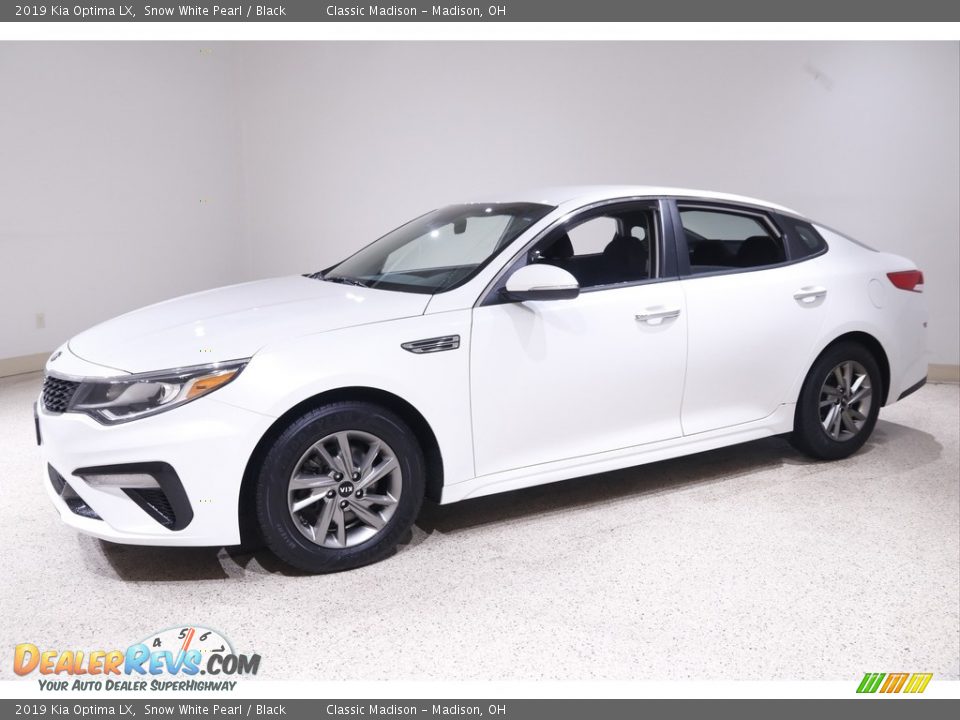 2019 Kia Optima LX Snow White Pearl / Black Photo #3