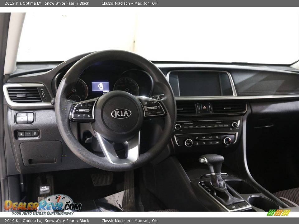 2019 Kia Optima LX Snow White Pearl / Black Photo #6