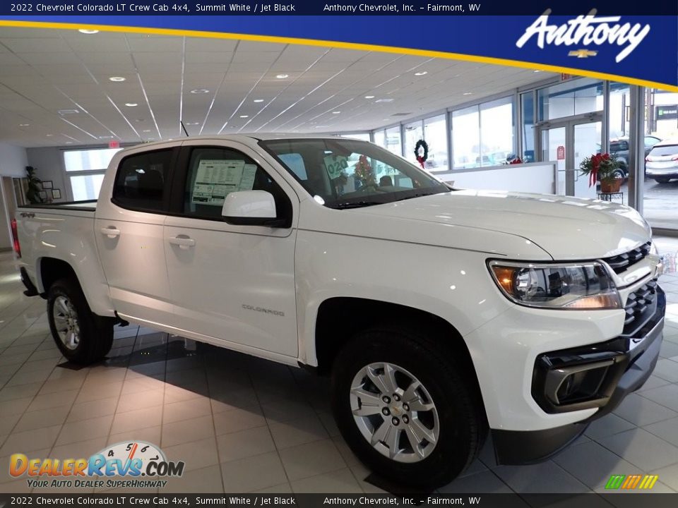 2022 Chevrolet Colorado LT Crew Cab 4x4 Summit White / Jet Black Photo #1