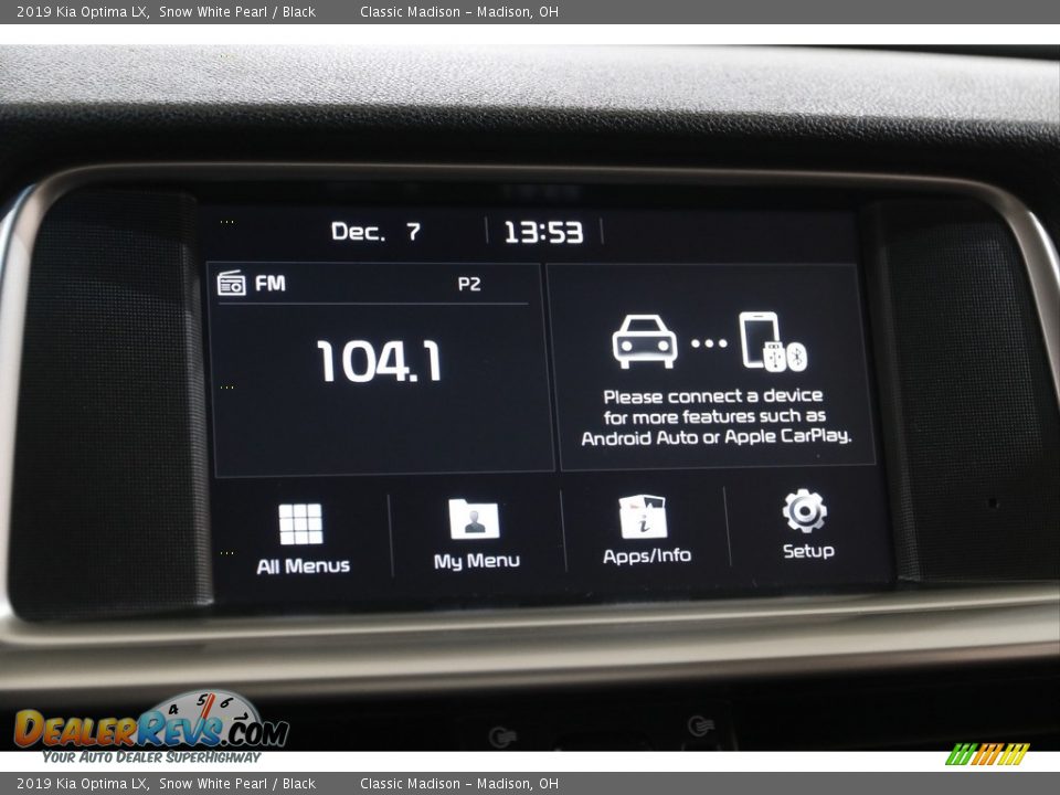 2019 Kia Optima LX Snow White Pearl / Black Photo #10