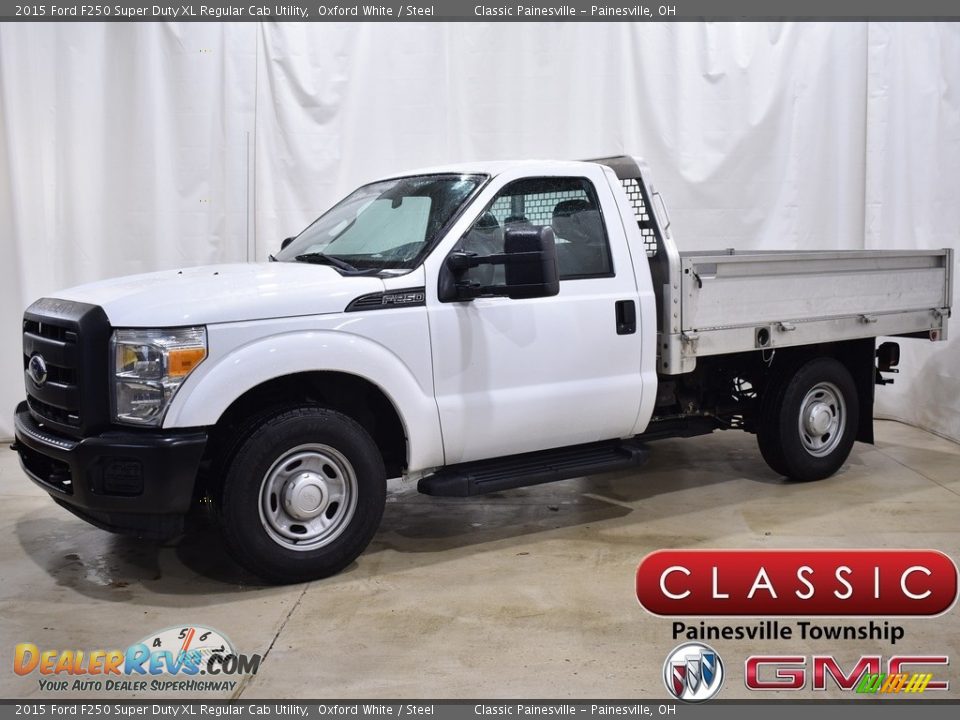 2015 Ford F250 Super Duty XL Regular Cab Utility Oxford White / Steel Photo #1