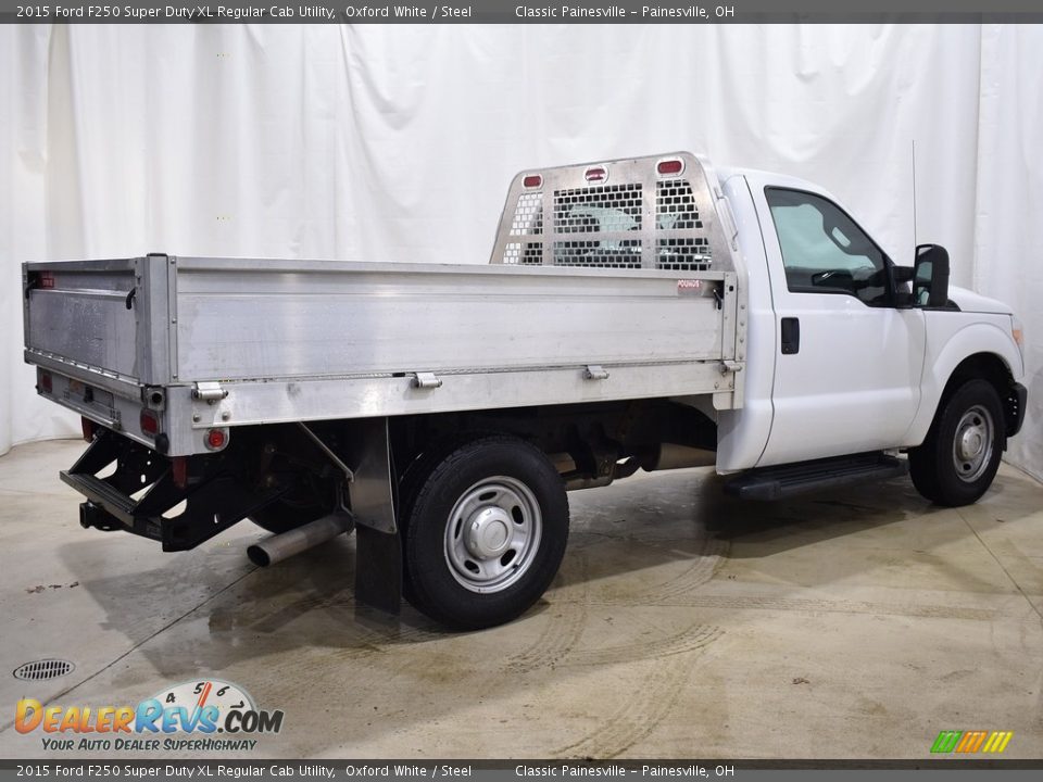 2015 Ford F250 Super Duty XL Regular Cab Utility Oxford White / Steel Photo #2