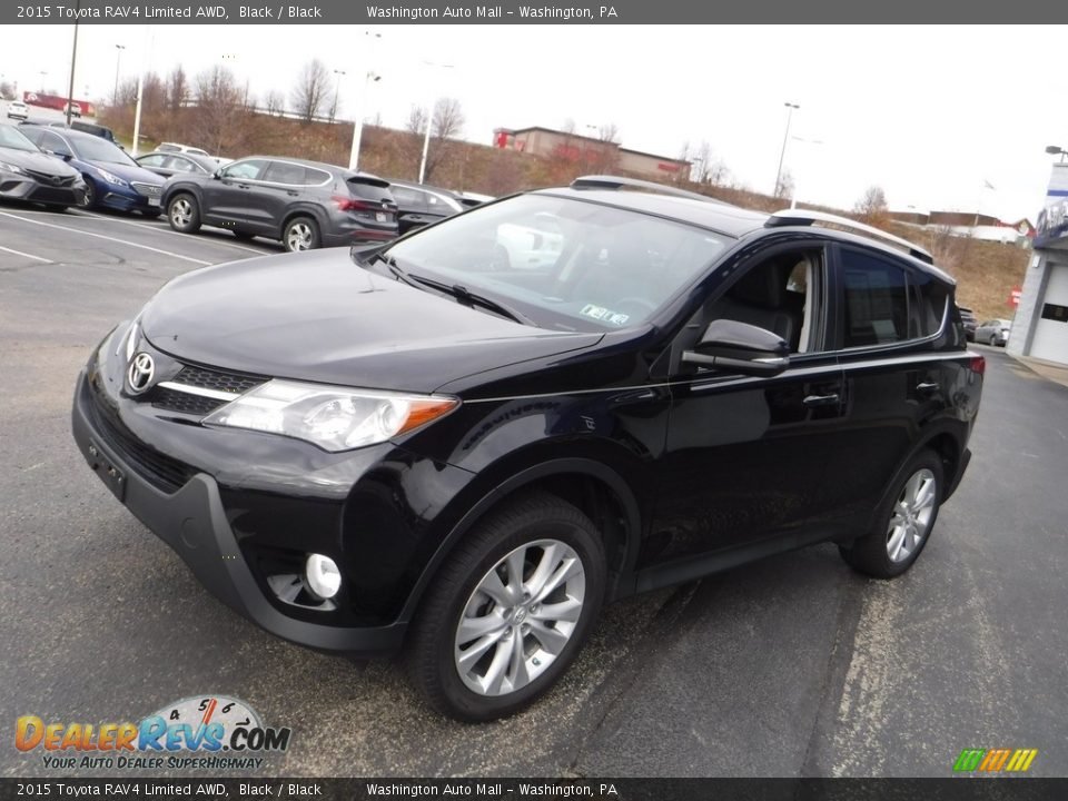 2015 Toyota RAV4 Limited AWD Black / Black Photo #6