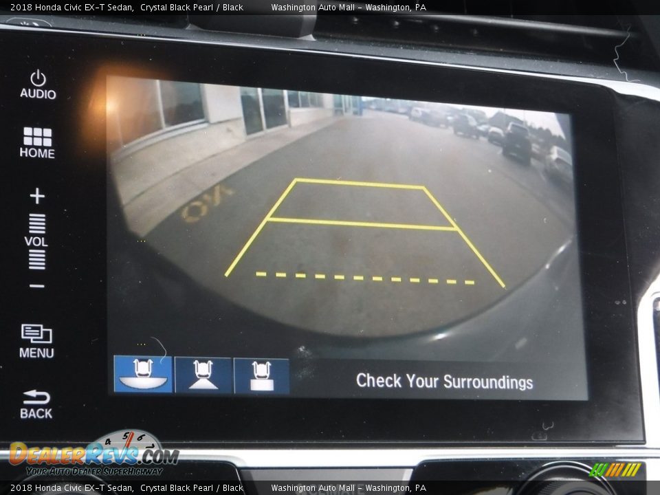 2018 Honda Civic EX-T Sedan Crystal Black Pearl / Black Photo #18