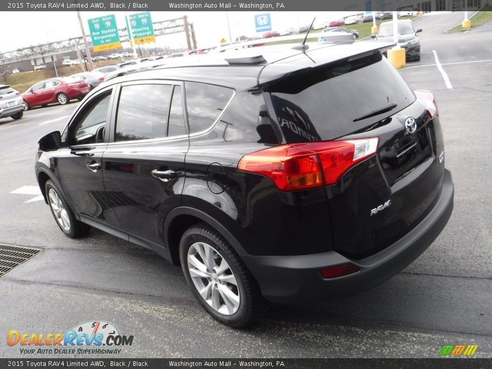 2015 Toyota RAV4 Limited AWD Black / Black Photo #10