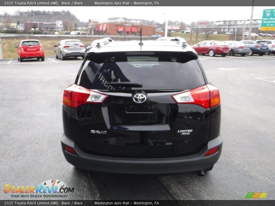 2015 Toyota RAV4 Limited AWD Black / Black Photo #11