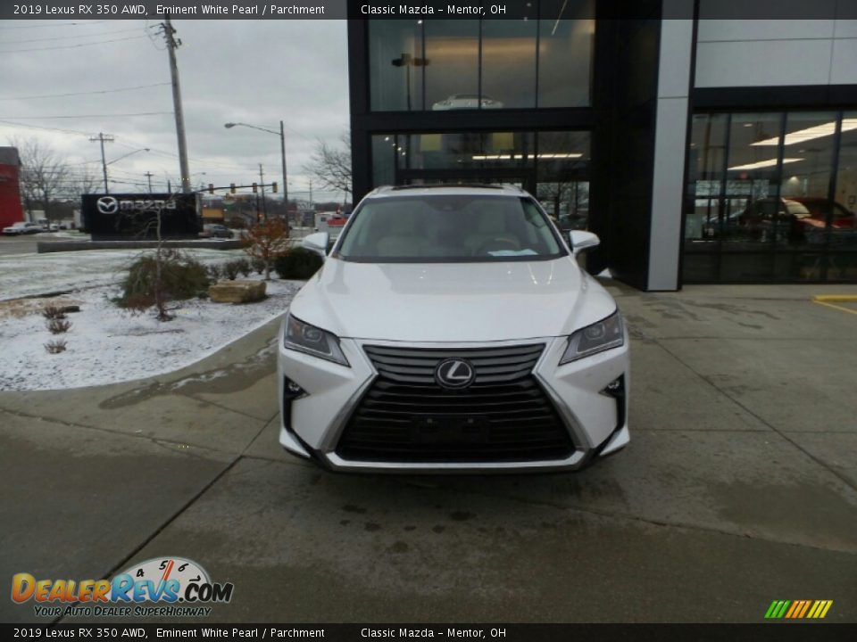 2019 Lexus RX 350 AWD Eminent White Pearl / Parchment Photo #1