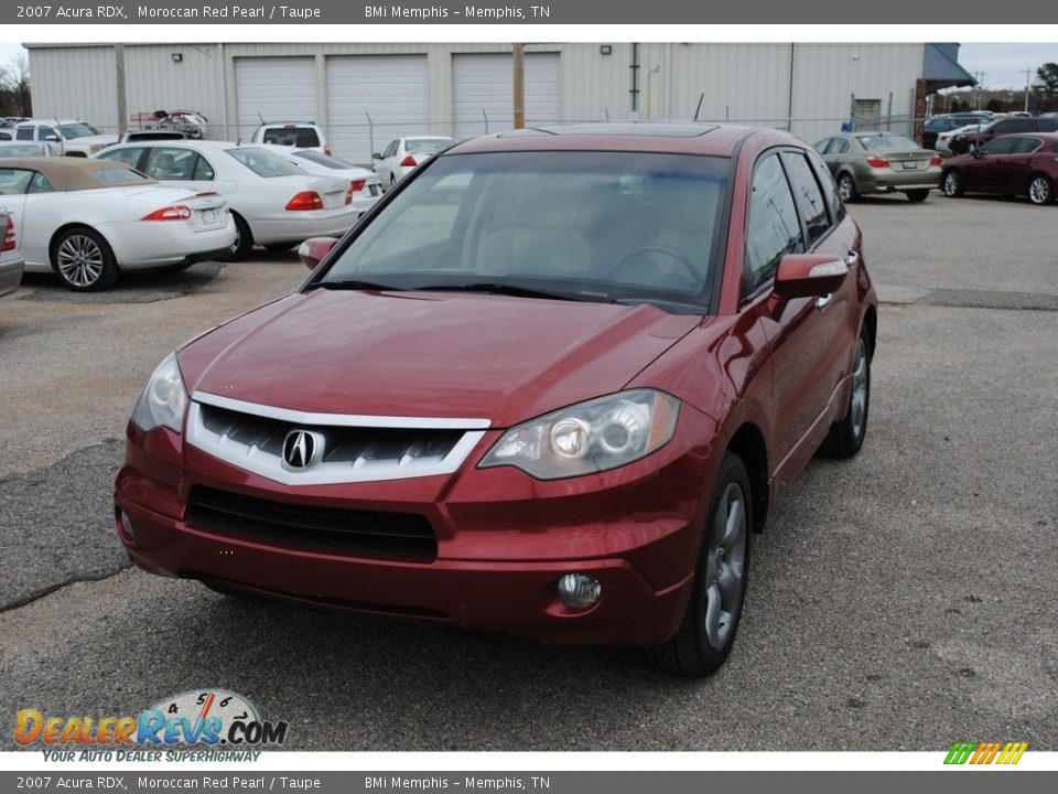 2007 Acura RDX Moroccan Red Pearl / Taupe Photo #1