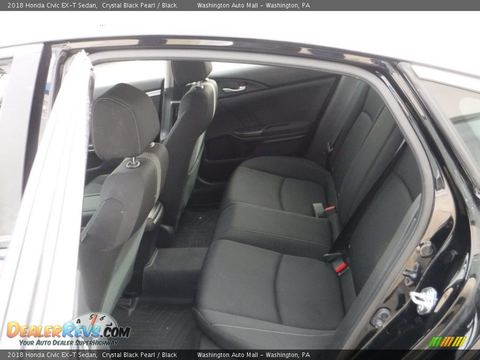 2018 Honda Civic EX-T Sedan Crystal Black Pearl / Black Photo #25