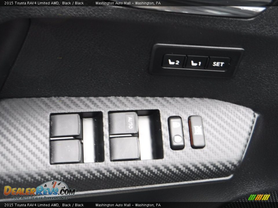 2015 Toyota RAV4 Limited AWD Black / Black Photo #17