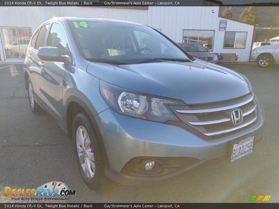 2014 Honda CR-V EX Twilight Blue Metallic / Black Photo #1