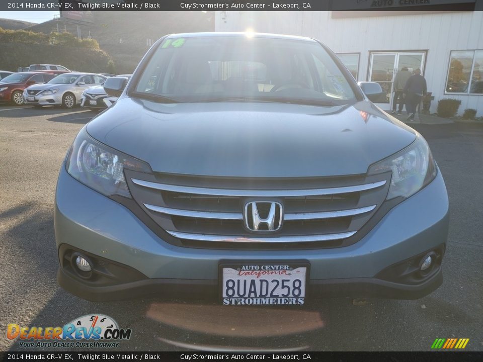 2014 Honda CR-V EX Twilight Blue Metallic / Black Photo #2