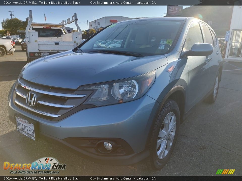 2014 Honda CR-V EX Twilight Blue Metallic / Black Photo #3