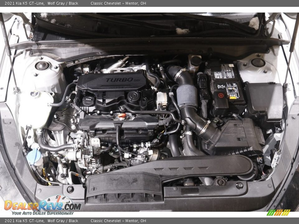 2021 Kia K5 GT-Line 1.6 Liter Turbocharged DOHC 16-Valve CVVD 4 Cylinder Engine Photo #17