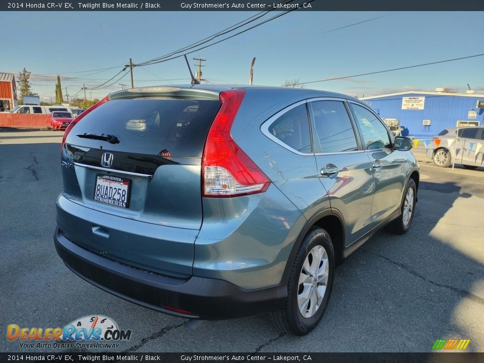 2014 Honda CR-V EX Twilight Blue Metallic / Black Photo #8