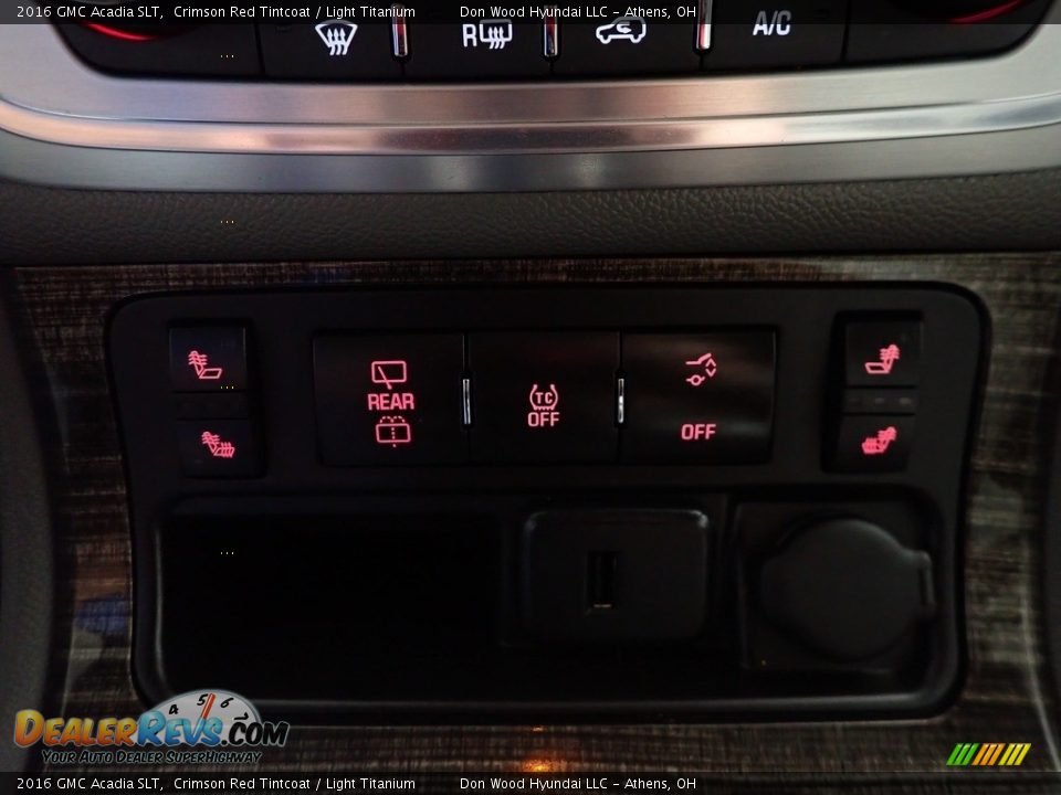 2016 GMC Acadia SLT Crimson Red Tintcoat / Light Titanium Photo #2
