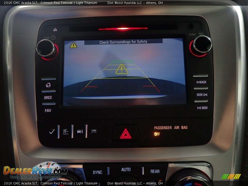 2016 GMC Acadia SLT Crimson Red Tintcoat / Light Titanium Photo #3