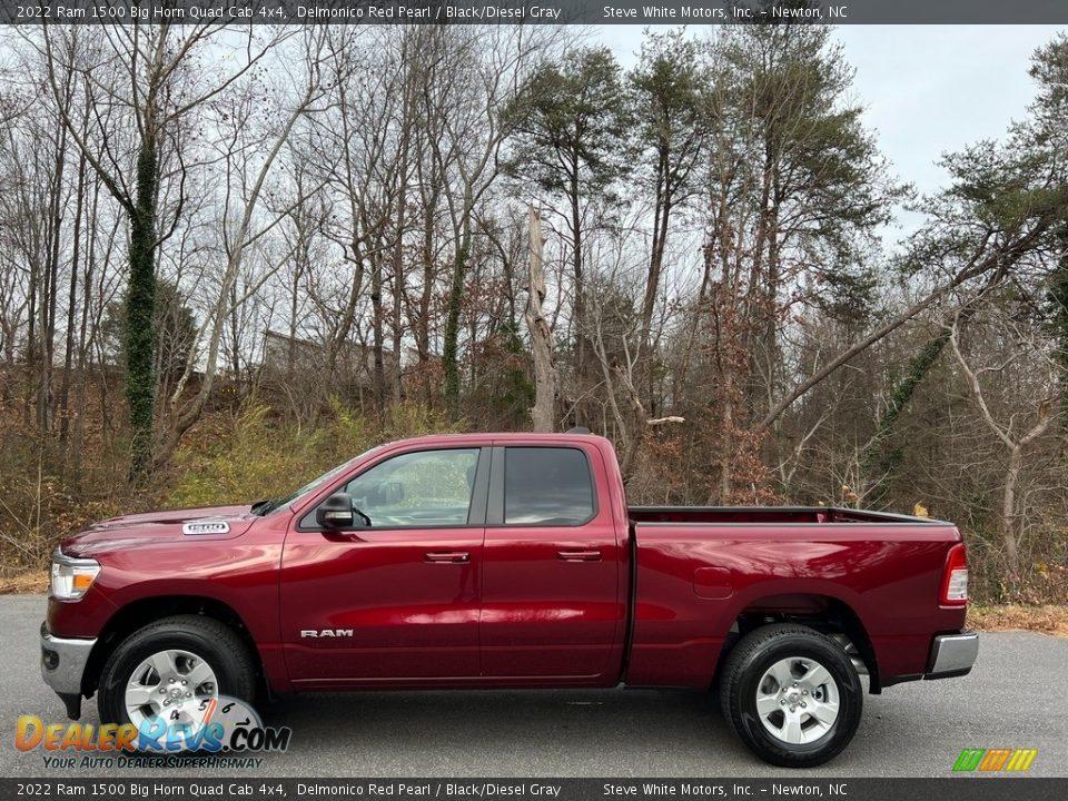 Delmonico Red Pearl 2022 Ram 1500 Big Horn Quad Cab 4x4 Photo #1