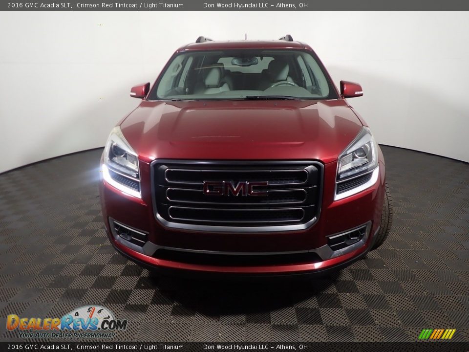 2016 GMC Acadia SLT Crimson Red Tintcoat / Light Titanium Photo #6
