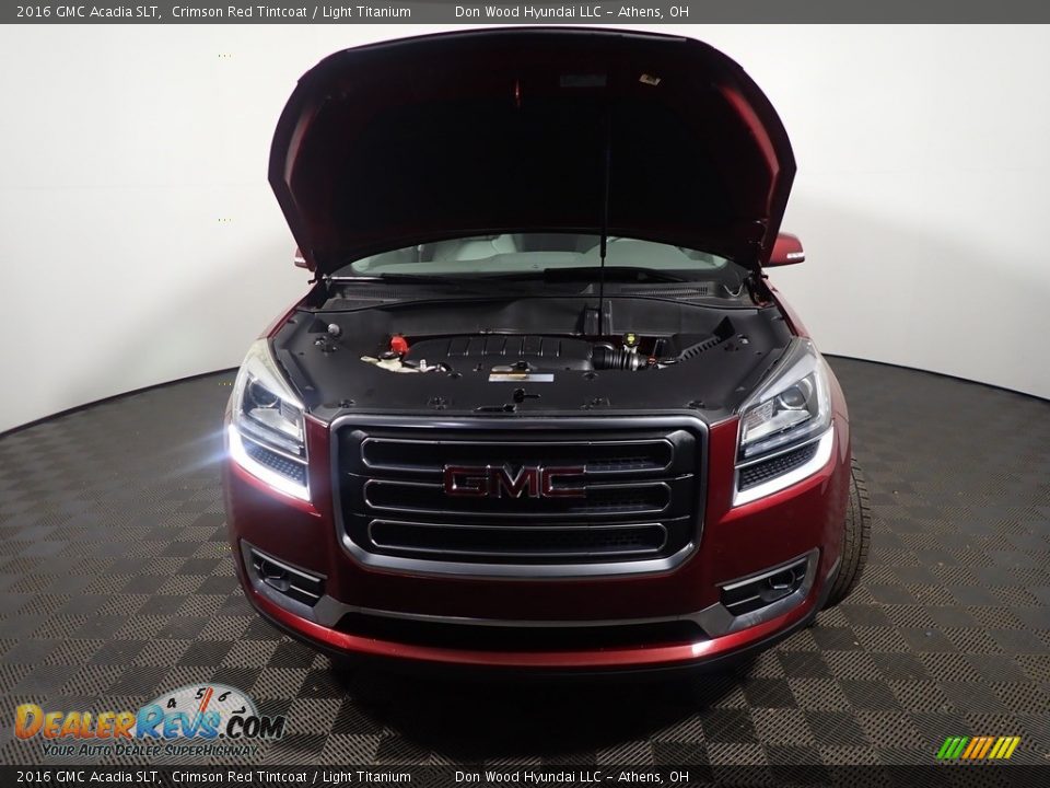 2016 GMC Acadia SLT Crimson Red Tintcoat / Light Titanium Photo #7