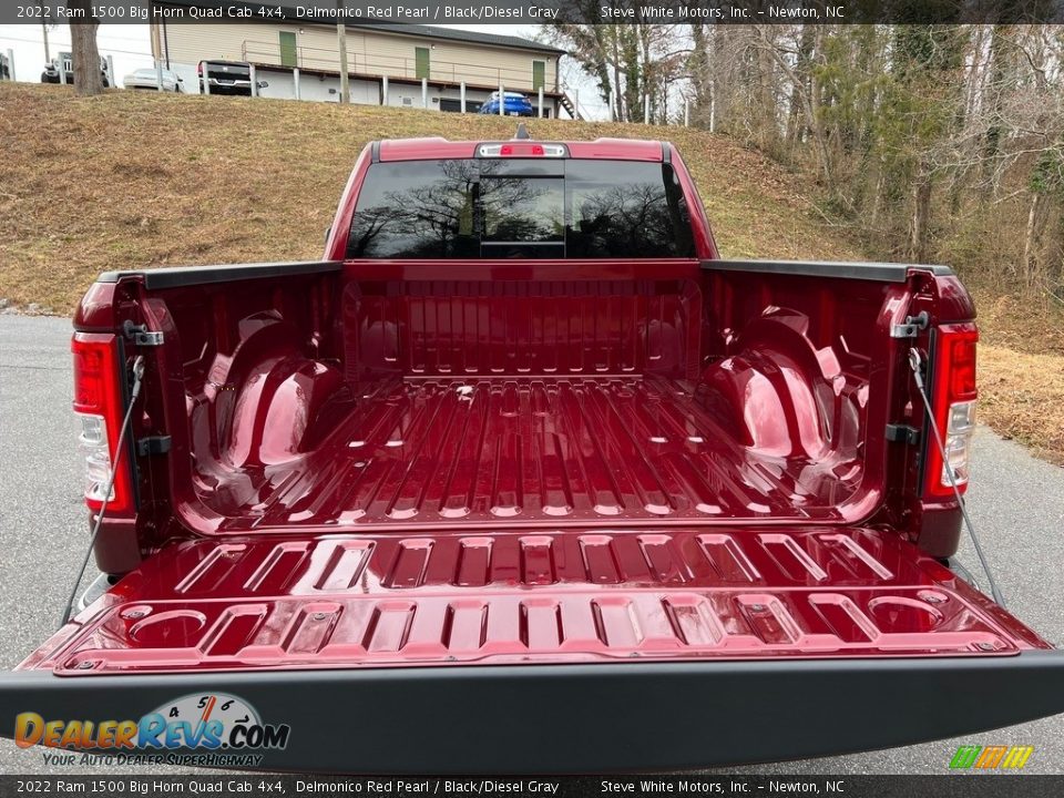 2022 Ram 1500 Big Horn Quad Cab 4x4 Delmonico Red Pearl / Black/Diesel Gray Photo #8