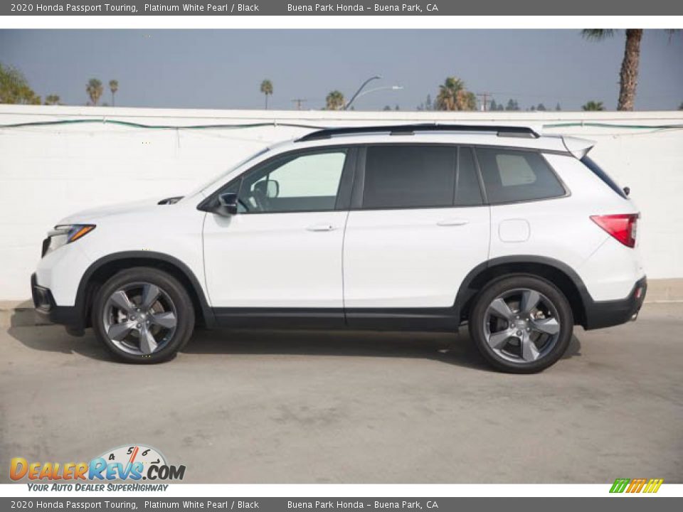 2020 Honda Passport Touring Platinum White Pearl / Black Photo #8