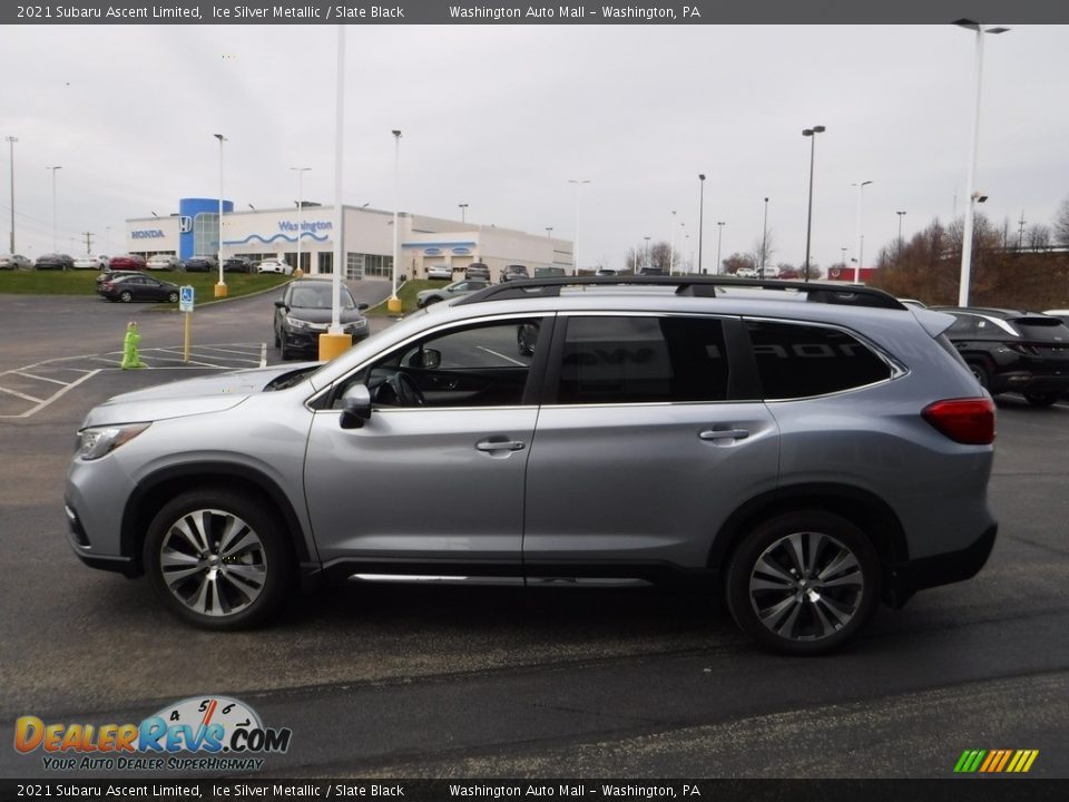 2021 Subaru Ascent Limited Ice Silver Metallic / Slate Black Photo #8