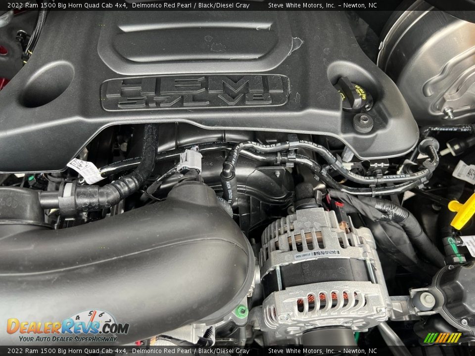 2022 Ram 1500 Big Horn Quad Cab 4x4 5.7 Liter OHV HEMI 16-Valve VVT MDS V8 Engine Photo #10