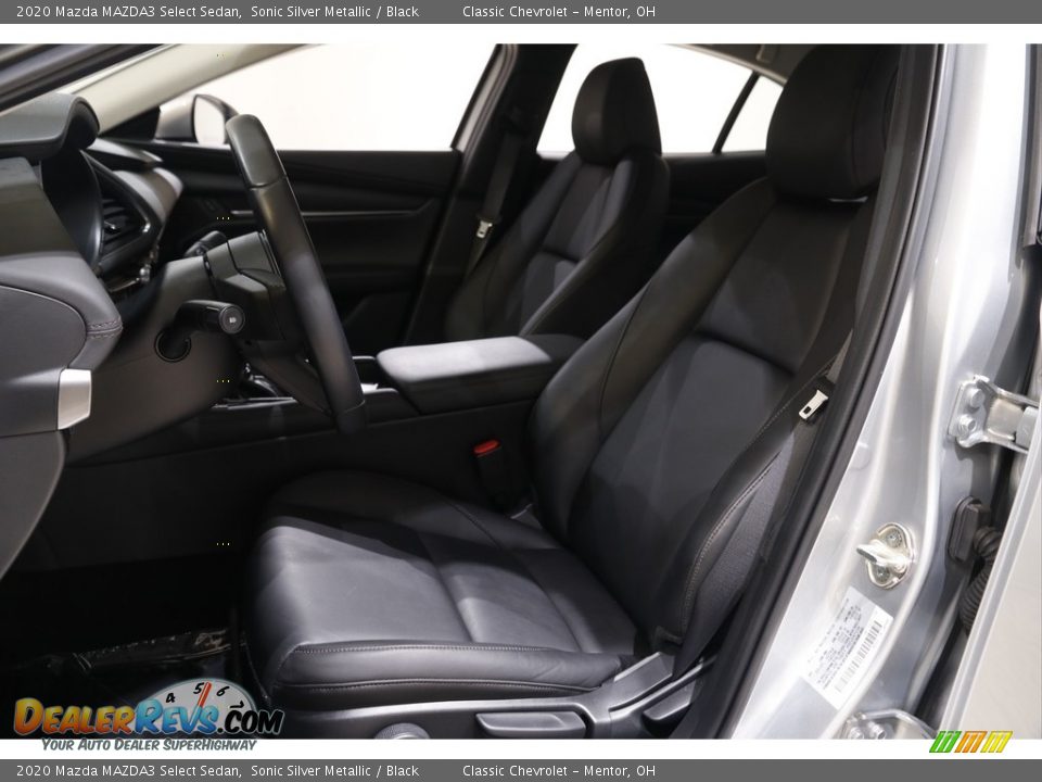 2020 Mazda MAZDA3 Select Sedan Sonic Silver Metallic / Black Photo #5