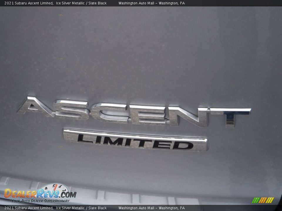 2021 Subaru Ascent Limited Ice Silver Metallic / Slate Black Photo #11