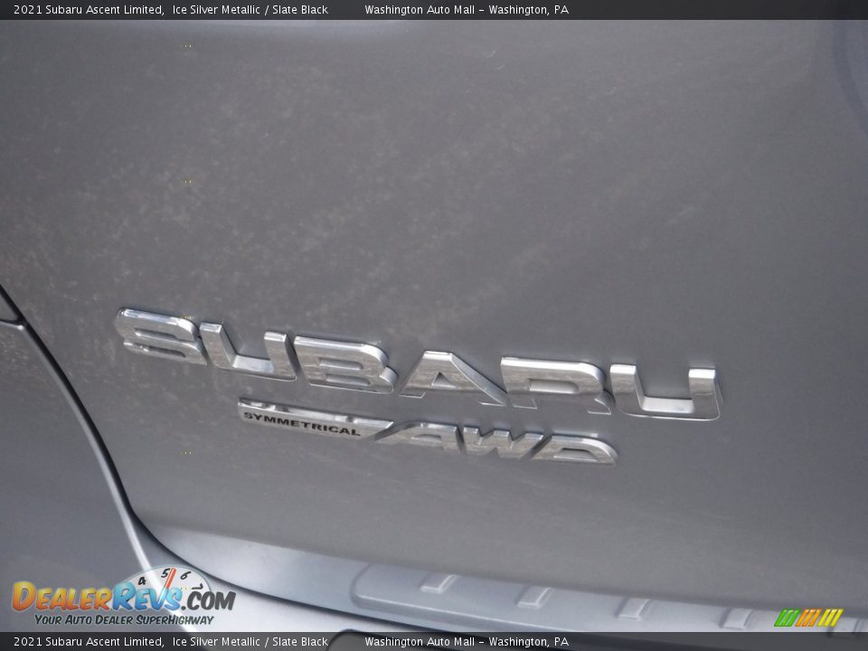 2021 Subaru Ascent Limited Ice Silver Metallic / Slate Black Photo #12
