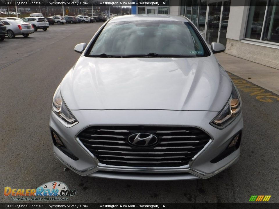 2018 Hyundai Sonata SE Symphony Silver / Gray Photo #4