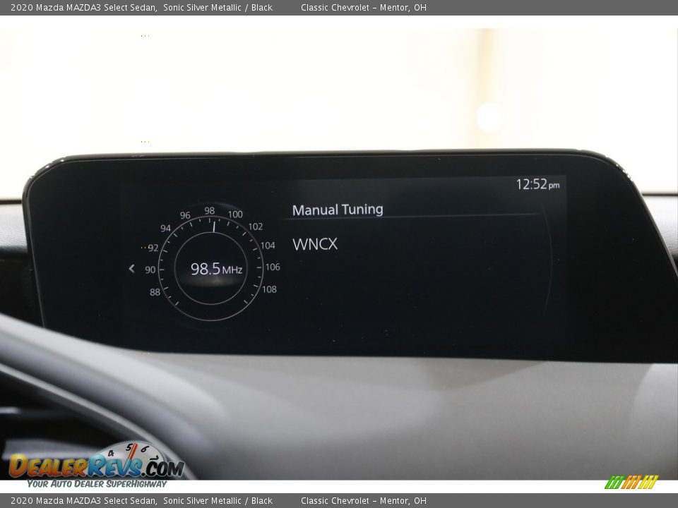 2020 Mazda MAZDA3 Select Sedan Sonic Silver Metallic / Black Photo #10