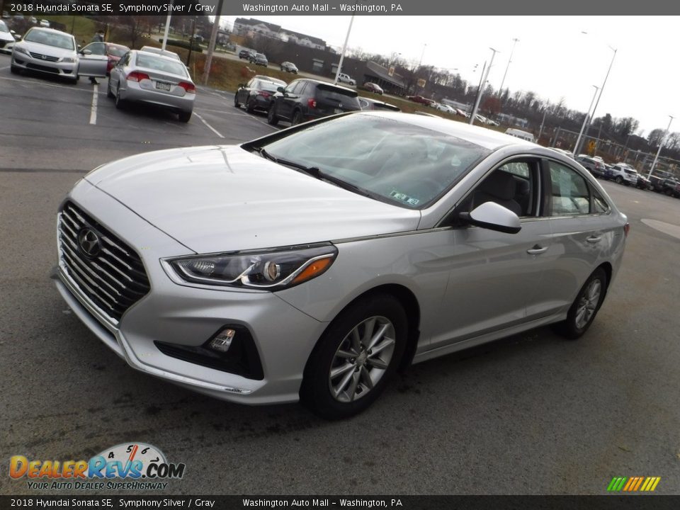 2018 Hyundai Sonata SE Symphony Silver / Gray Photo #5