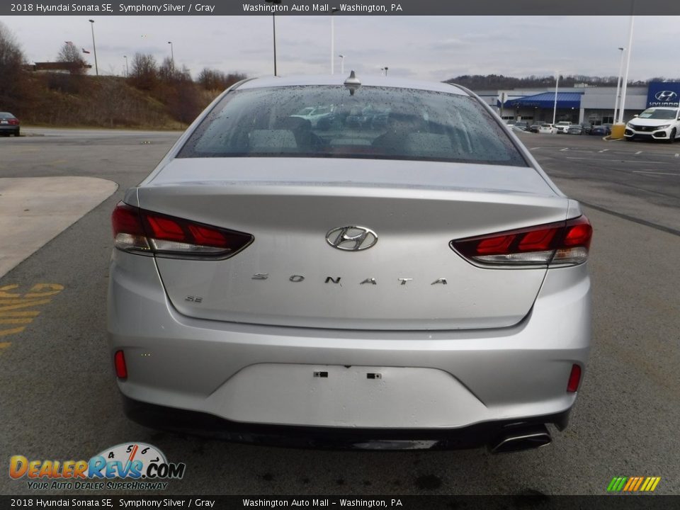 2018 Hyundai Sonata SE Symphony Silver / Gray Photo #7