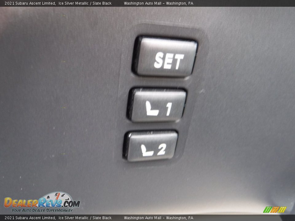 2021 Subaru Ascent Limited Ice Silver Metallic / Slate Black Photo #17