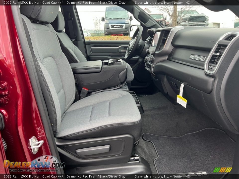 Front Seat of 2022 Ram 1500 Big Horn Quad Cab 4x4 Photo #18