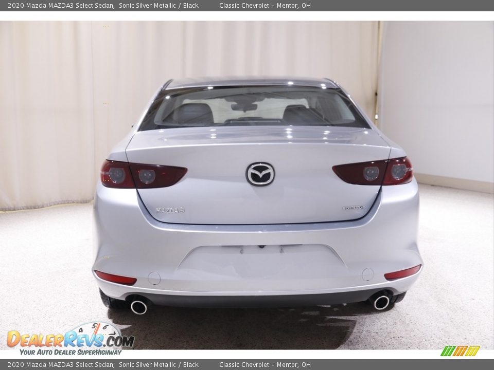 2020 Mazda MAZDA3 Select Sedan Sonic Silver Metallic / Black Photo #16