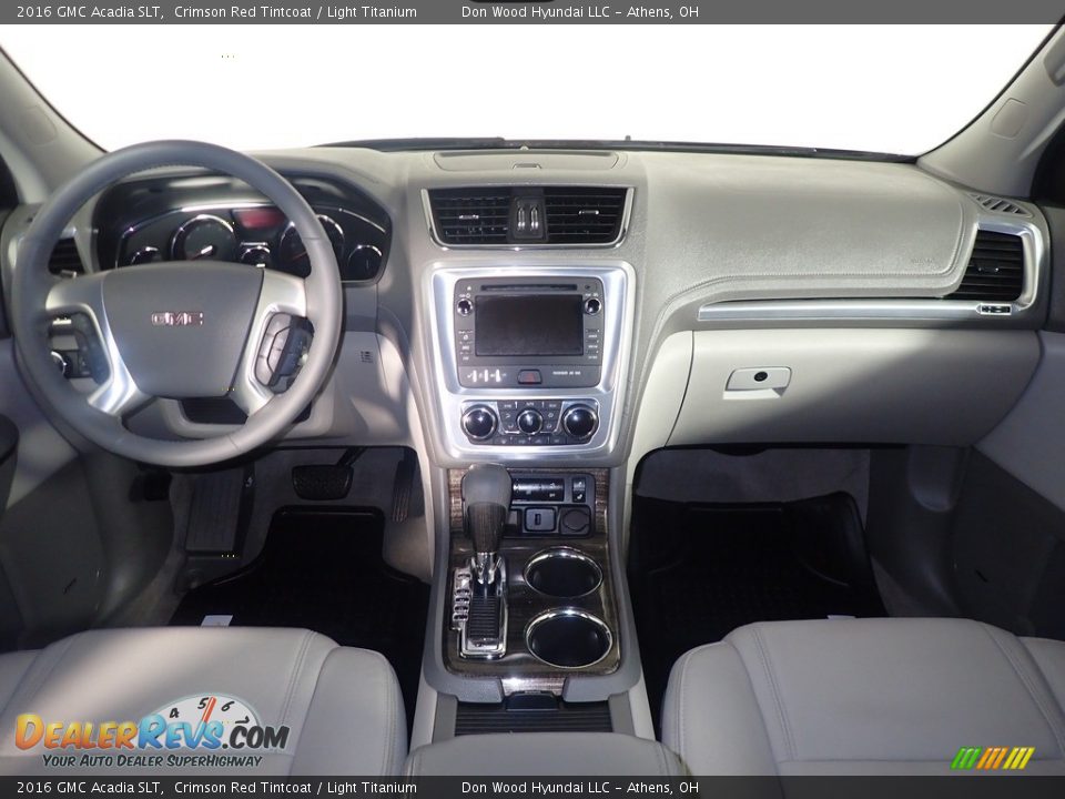2016 GMC Acadia SLT Crimson Red Tintcoat / Light Titanium Photo #27