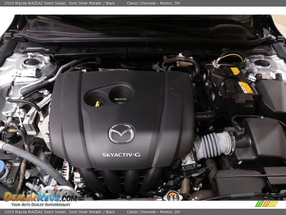 2020 Mazda MAZDA3 Select Sedan Sonic Silver Metallic / Black Photo #17