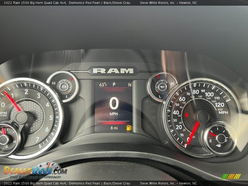 2022 Ram 1500 Big Horn Quad Cab 4x4 Gauges Photo #21