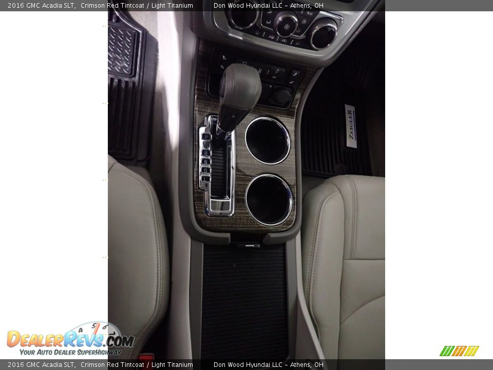 2016 GMC Acadia SLT Crimson Red Tintcoat / Light Titanium Photo #34